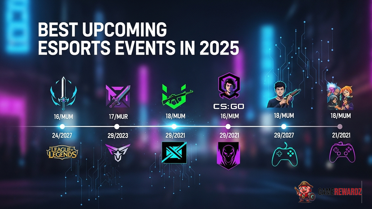 Best Upcoming Esports Events in 2025